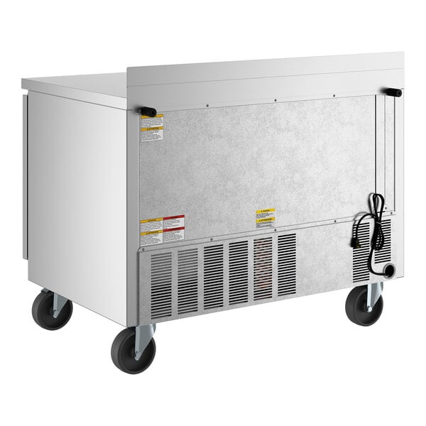 Beverage-Air WTRF48AHC-1-SA-B 48" Dual Temp Worktop Refrigerator / Freezer