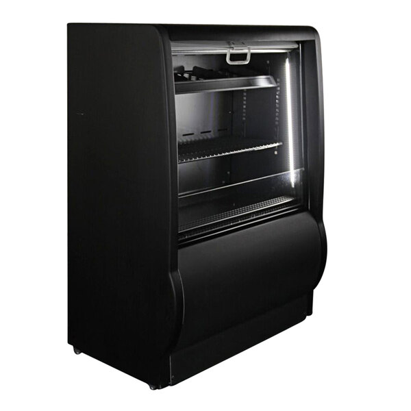 Excellence AC2 26" Black Refrigerated Air Curtain Merchandiser
