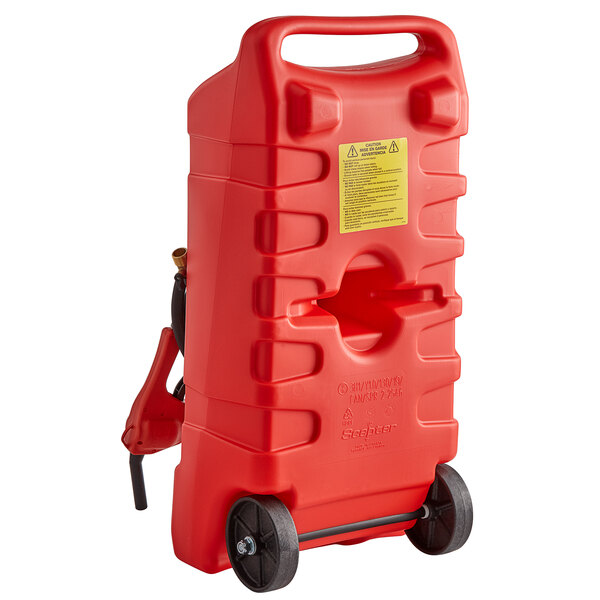 Red for sale online Scepter 6792 Portable Wheeled 14 Gallon Gas Container