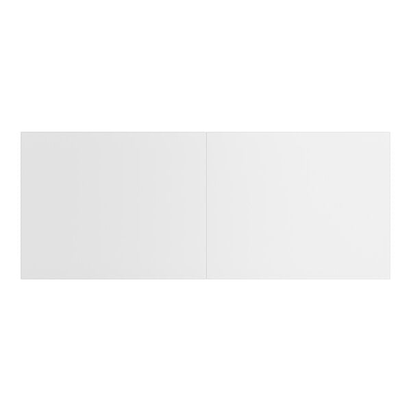 A white rectangular Regency table top.