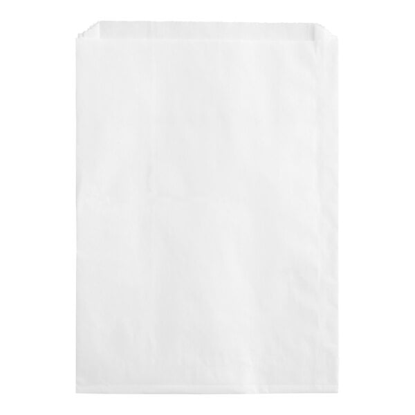 A white paper bag with a few lines.