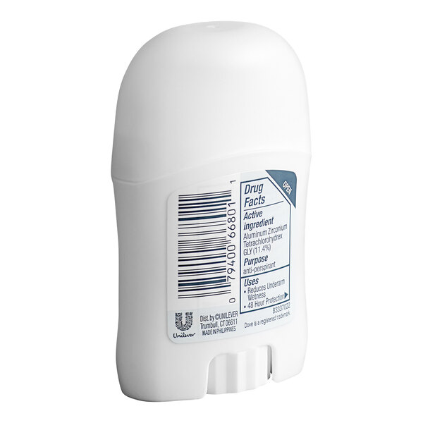 Dove Advanced Care 0.5 oz. Clear Finish Invisible Antiperspirant - 36/Case