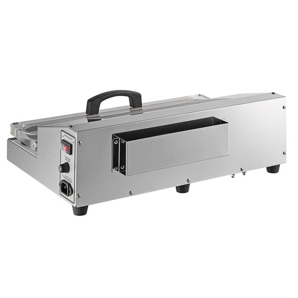 a close up of a white drawer