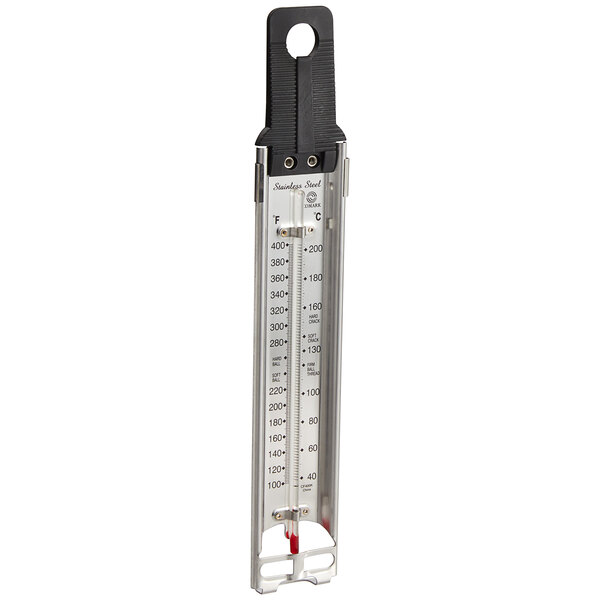 Comark Instruments Stainless Steel Body Candy/Deep Fry Thermometer with Clip CD550 
