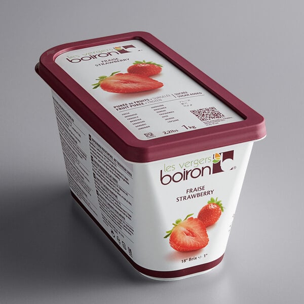 Les Vergers Boiron 2 2 Lb Strawberry Puree