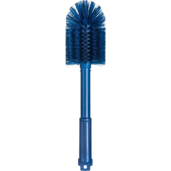 Carlisle Sparta Spectrum 12 Blue Carafe & Server / Bottle Cleaning Brush-  2 3/4 Bristle Diameter 40000EC14