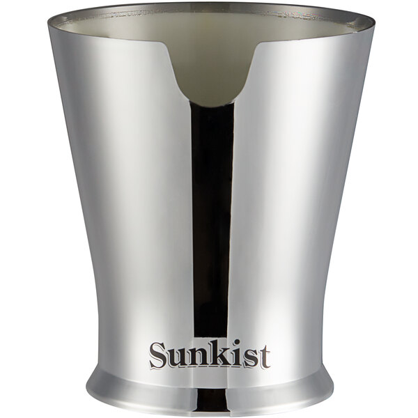 A chrome Sunkist juicer body.