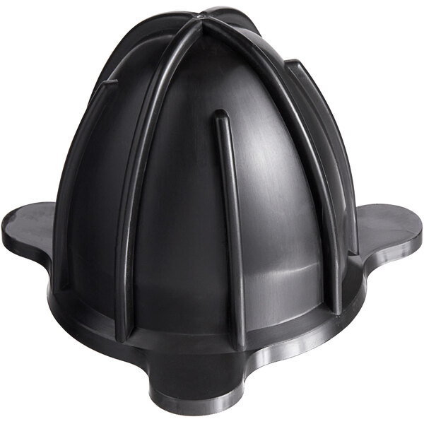 A black plastic Sunkist orange extracting bulb.