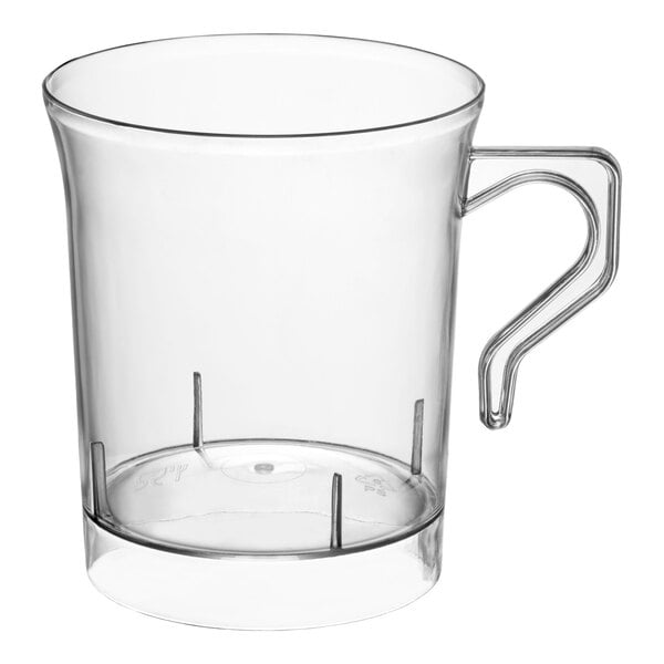 WNA Comet CWM8192C Classicware 8 oz. Clear Plastic Coffee Cup - 192/Case