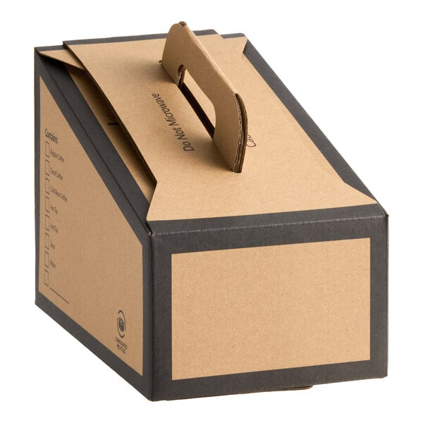 Choice 96 oz. Beverage Take-Out Container - 5/Pack