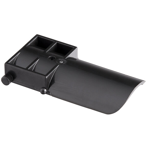 A black plastic Sunkist moveable spout with holes.