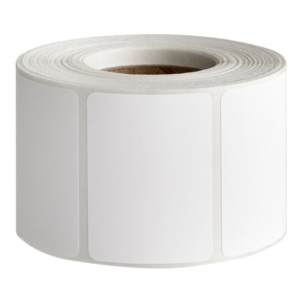 PointPlus White Blank Permanent Direct Thermal Label Equivalent to Tor Rey Z-12900024-KITUSA750 - 750/Roll