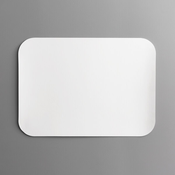 A white rectangular Choice foil laminated board lid.