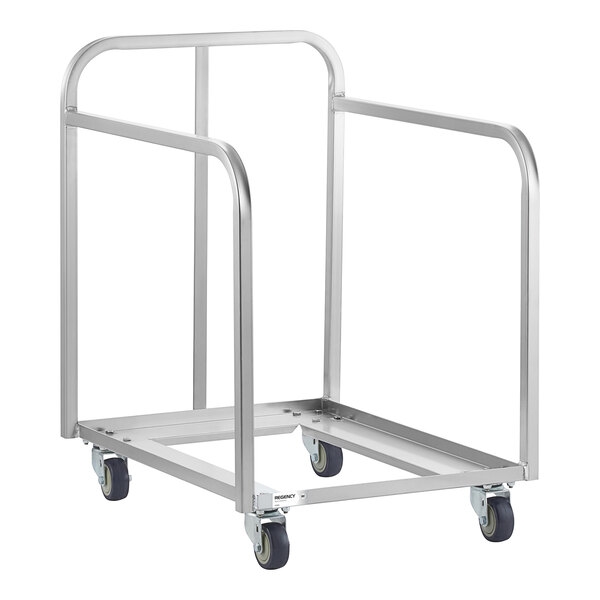 Regency 26 1/2" x 20" x 32" Knock Down Bun Pan Truck with Handle