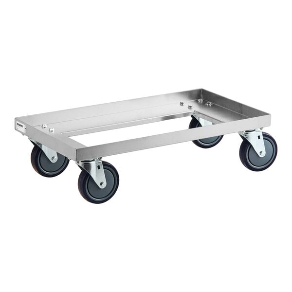 Regency 27 1/4" x 14 1/4" x 7 1/2" Milk Crate Dolly - 2 Stack Capacity