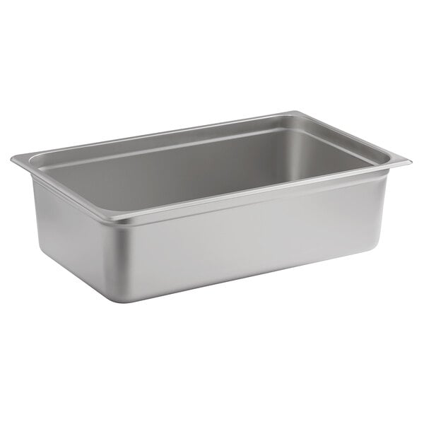 Carlisle 607002D DuraPan Full Size 2 1/2 Deep Divided Stainless