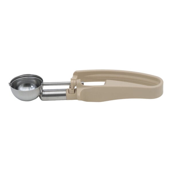 Vollrath 47399 Jacob's Pride® #36 Beige Squeeze Handle Disher - 0.94 oz.