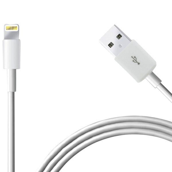 a close-up of a white cable