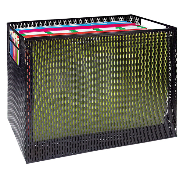 a colorful rectangular object with black and white stripes