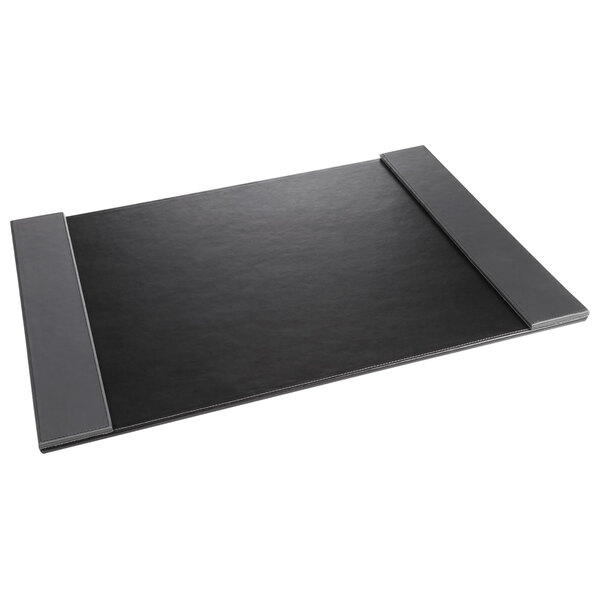 A black rectangular Artistic desk pad with fold-out sides.