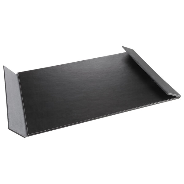 Monticello Desk Pad, with Fold-Out Sides, 24 x 19, Black Monticello Desk Pad, with Fold-Out Sides, 24 x 19, Black
