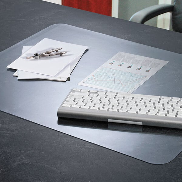Clear Desk Pad, Large Plastic Desk Cover