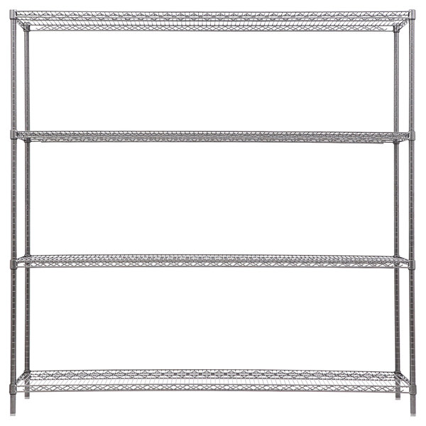 Black Anthracite Steel Wire Shelving 