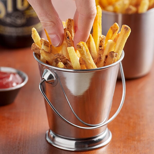 close up of a french fry