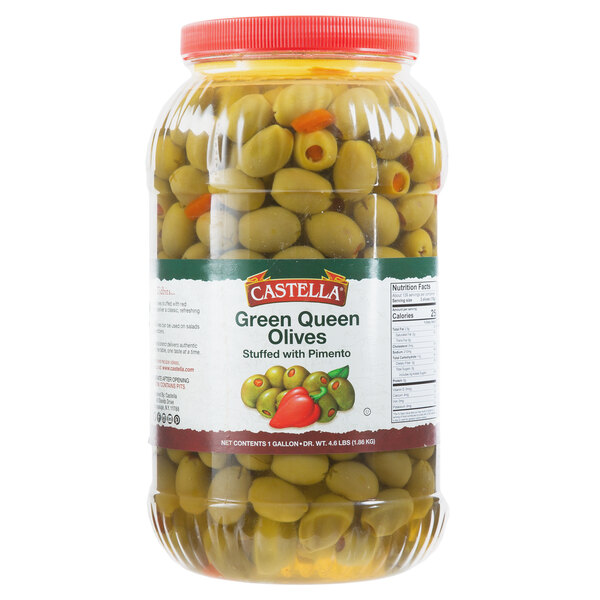 1 Gallon Stuffed Queen Olives 160/180 Count