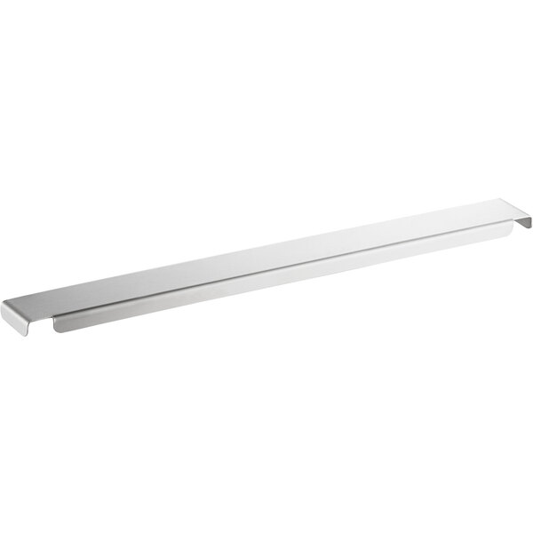 An Avantco stainless steel refrigeration pan divider bar.