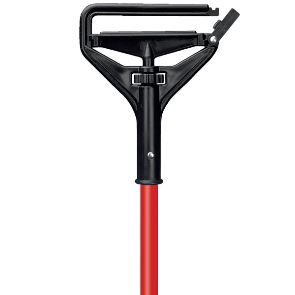 Continental A70352 60" Red Fiberglass Speed Change Mop Handle with