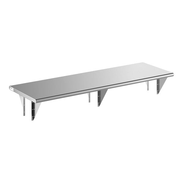 Regency 16-Gauge Type 304 Stainless Steel Pass-Through Shelf - 24" x 72"