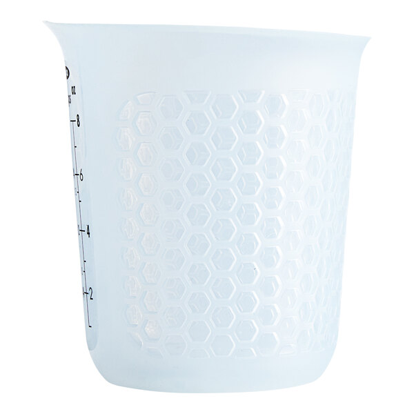 OXO 11161100 Good Grips 1 Cup Squeeze & Pour Translucent Silicone Measuring Cup