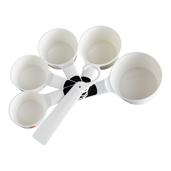 OXO 11111102 Good Grips 1/4 to 1 Cup 6-Piece White Measuring Cup Set