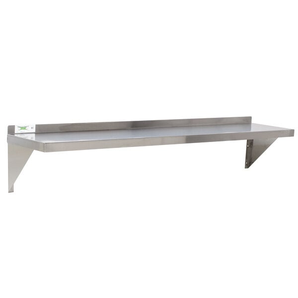 Regency 18 Gauge Stainless Steel 12 X 60 Solid Wall Shelf