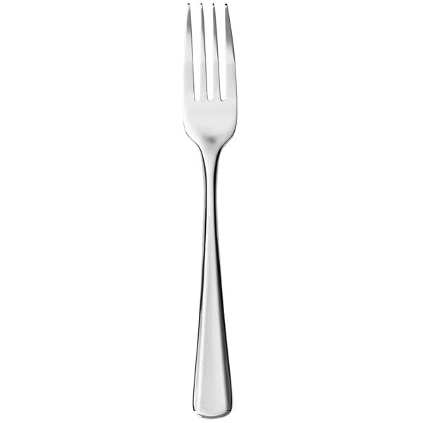 A Libbey stainless steel salad fork with a silver handle.