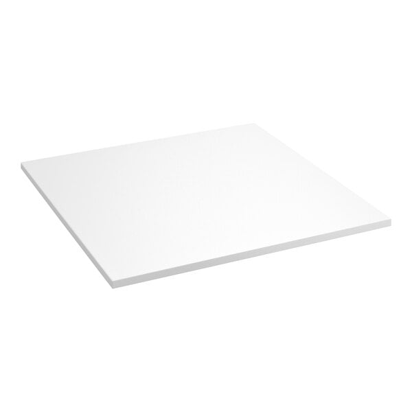 A white square Regency table top.