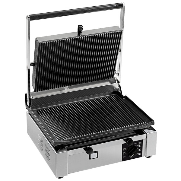 a close-up of a grill