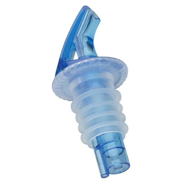 a blue bottle stopper