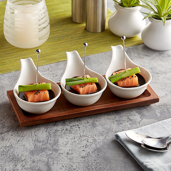 Abrus 13Pc Serving and Tasting Set Stylish Design-1 Spoons Unique and Practical Clear Tasting Glass with a Hand Cut Rustic Serving Slate Appetiser Set Tray Includes Canap/é Spoons//Bowls