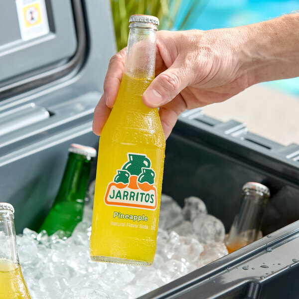 Jarritos® Pineapple Soda 12.5 fl. oz. - 24/Case