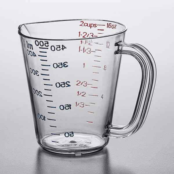 Carlisle 4314207 16 oz. Measuring Cup - Ford Hotel Supply