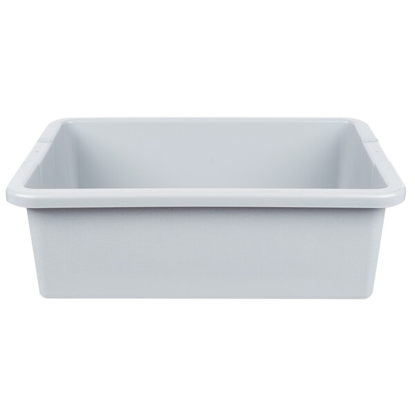 Rubbermaid FG335100GRAY 21 1/2" x 17" x 7" Gray High Density