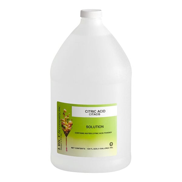 I. Rice 1 Gallon Water Ice Citric Acid Solution