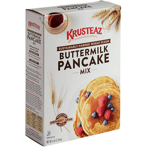 Krusteaz Professional Shepherd S Grain 5 Lb Buttermilk Pancake Mix 6 Case