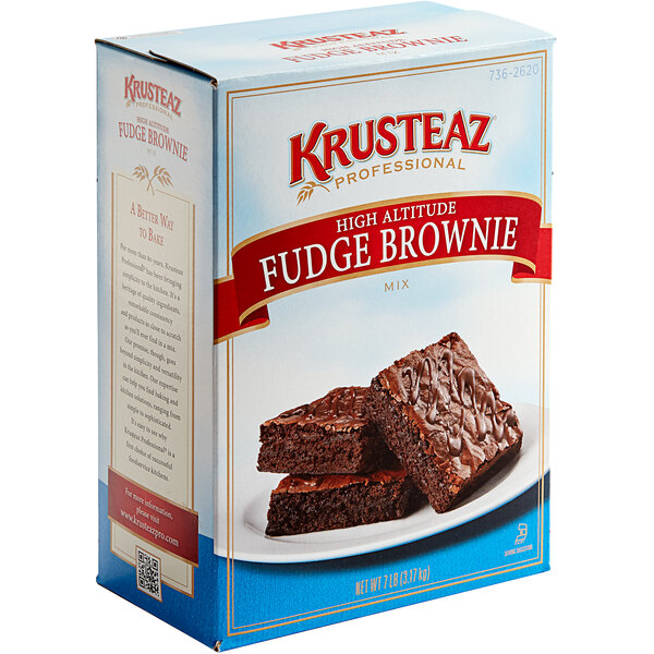 Krusteaz Professional 7 Lb High Altitude Fudge Brownie Mix 6 Case