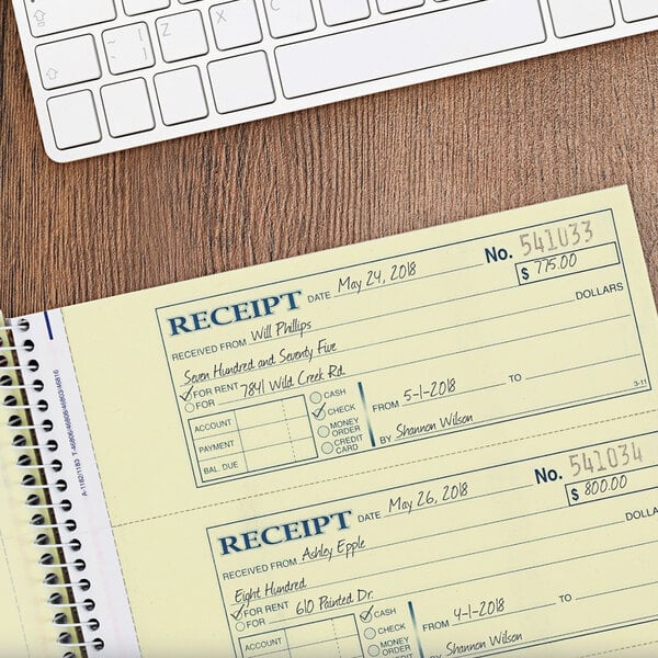 How To Fill Out A Receipt Book For Cash / Free Printable Receipt