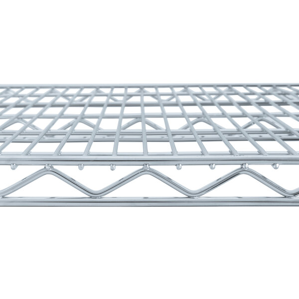 a close-up of a metal rack
