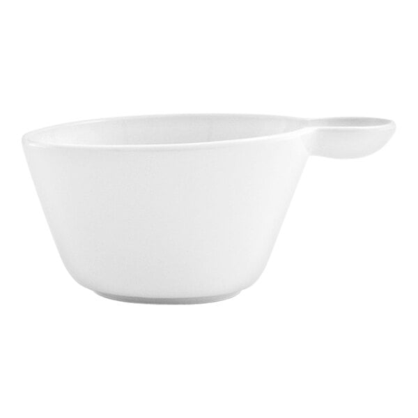 Front of the House Harmony 10 oz. Bright White Porcelain Cup - 12/Case