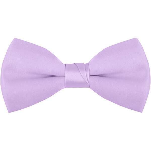 A lilac Henry Segal clip-on bow tie.